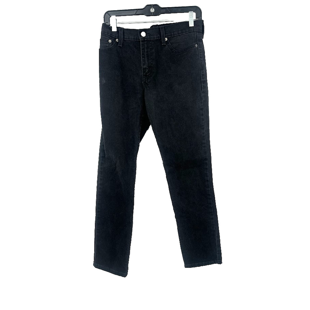 Levis 511 Jeans Mens 30x30 Black Slim Fit Cotton Stretch Denim Grunge Minimalist